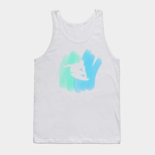 Surfer riding the wave Tank Top